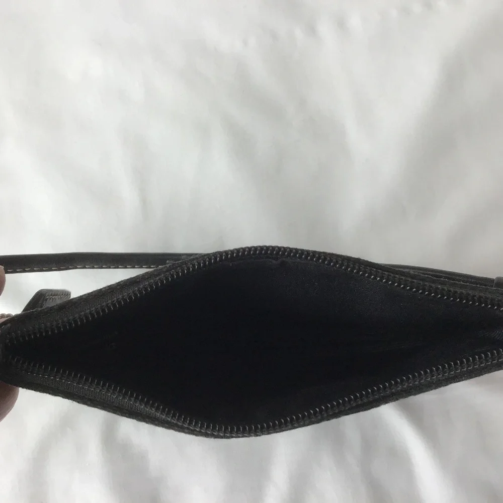 NWOT Authentic Coach Wristlet Bag - Black